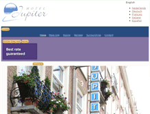 Tablet Screenshot of hoteljupiter.nl